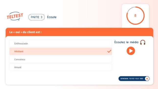 Passage du test
